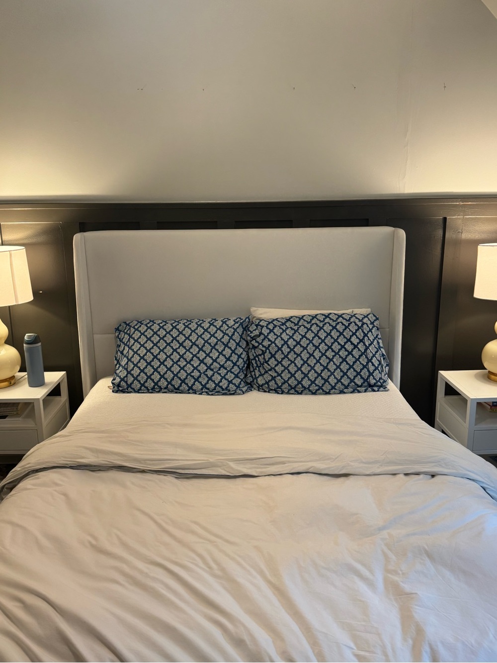 West Elm White Queen Quilt